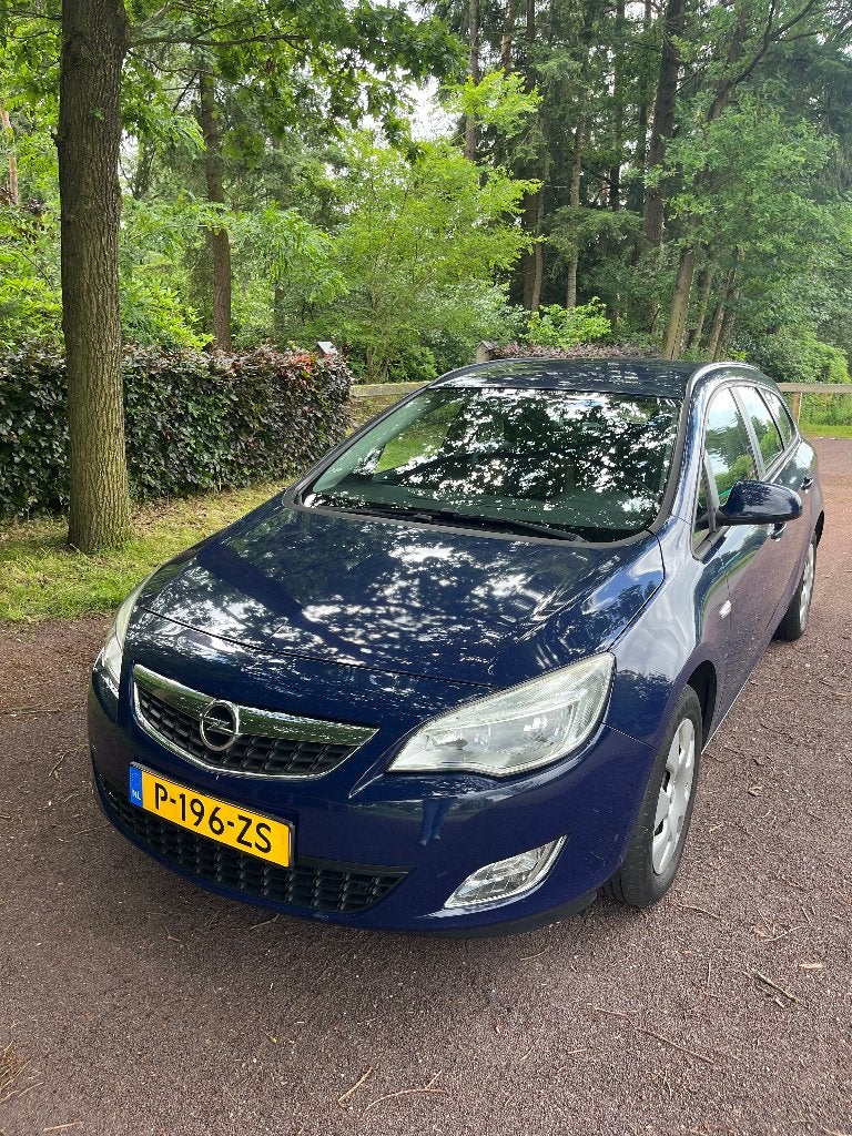 Nette Opel Astra 1.4 74KW ST 2012 (2012) Blauw | 155.750 km, Auto's, Voorwielaandrijving, Euro 5, Stof, 4 cilinders
