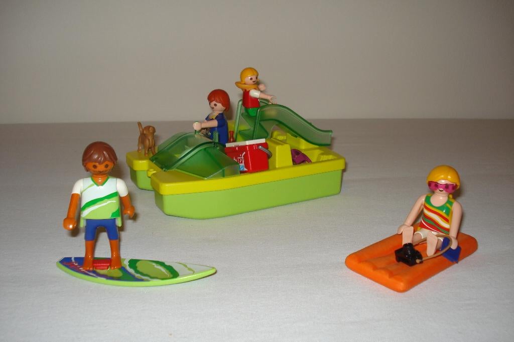 3656 Waterfiets,  4681Toeriste op luchtbed, 4836 Surfer, Ophalen of Verzenden, Zo goed als nieuw, Complete set