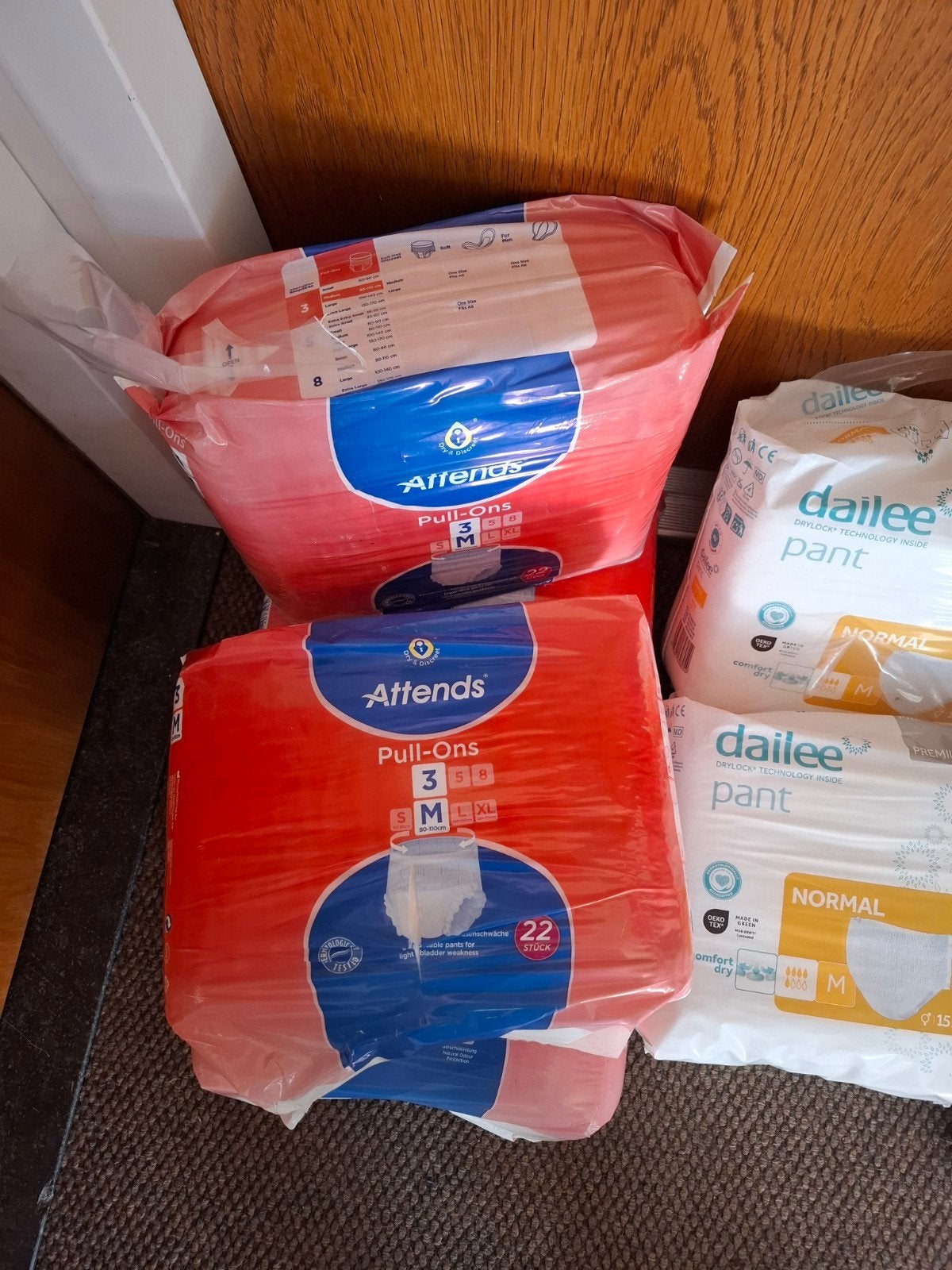 6 pakken incontinentie pants M, Ophalen of Verzenden, Nieuw
