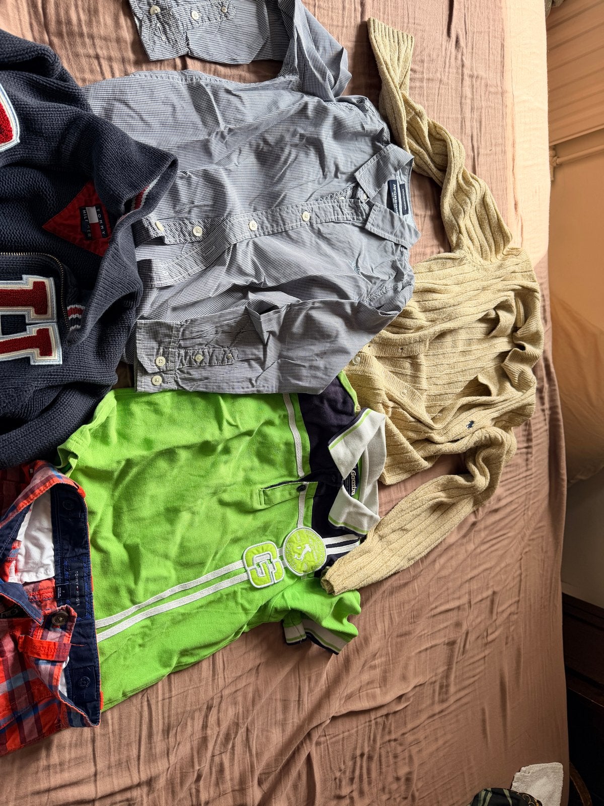 Jongenskledingpakket Tommy Hilfiger, Ralph Lauren & meer, Ophalen of Verzenden, Gebruikt, Maat 128