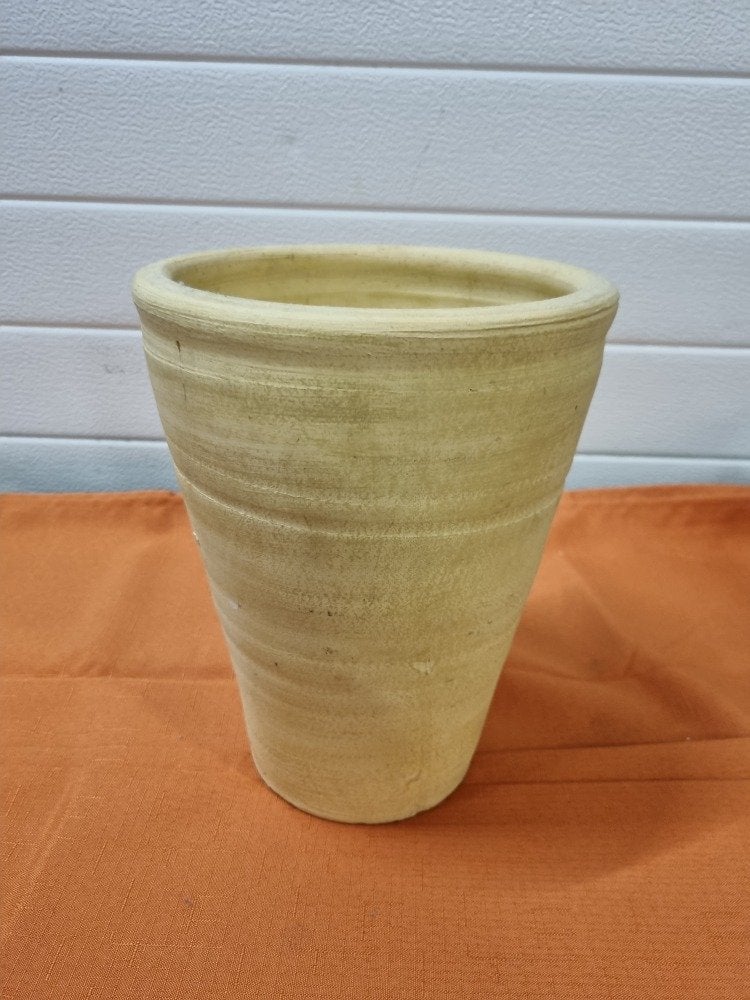 bloempot aardewerk creme ruw, Ophalen of Verzenden, 'T Olde Gre-j, Info@toldegrej.nl, Endepoelstraat 20f Didam