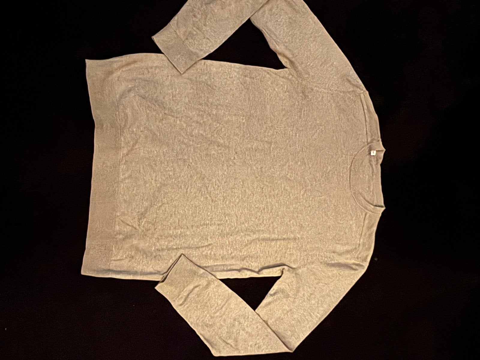 Trui ronde hals merk selected homme beige maat L, Ophalen of Verzenden, Gedragen, Maat 52/54 (L), Beige