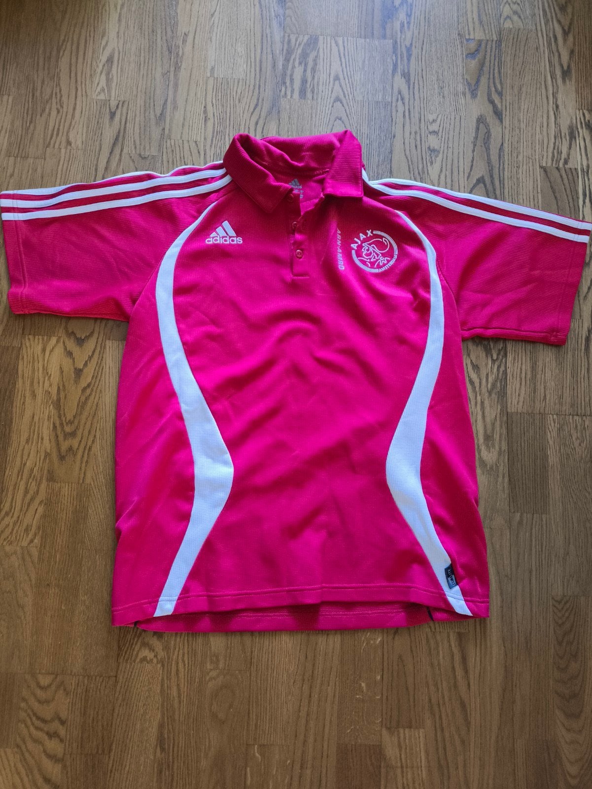 Adidas Ajax polo shirt - Maat M, Verzamelen, Ophalen, Zo goed als nieuw, Ajax, Overige typen