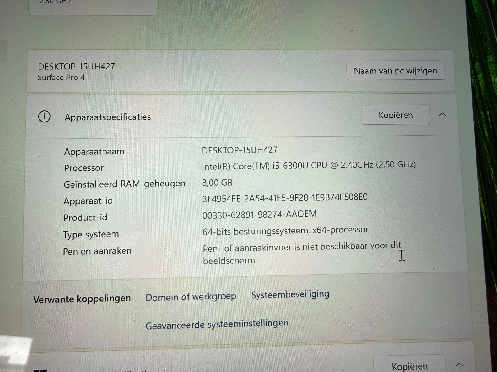 Microsoft Surface Pro 4 - Intel i5, 8GB RAM, Ophalen, Gebruikt, 2 tot 3 Ghz, Qwerty