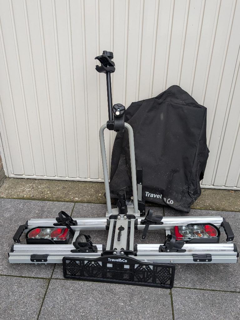 Travel & Co fietsendrager, Ophalen, Gebruikt, 2 fietsen, Trekhaakdrager