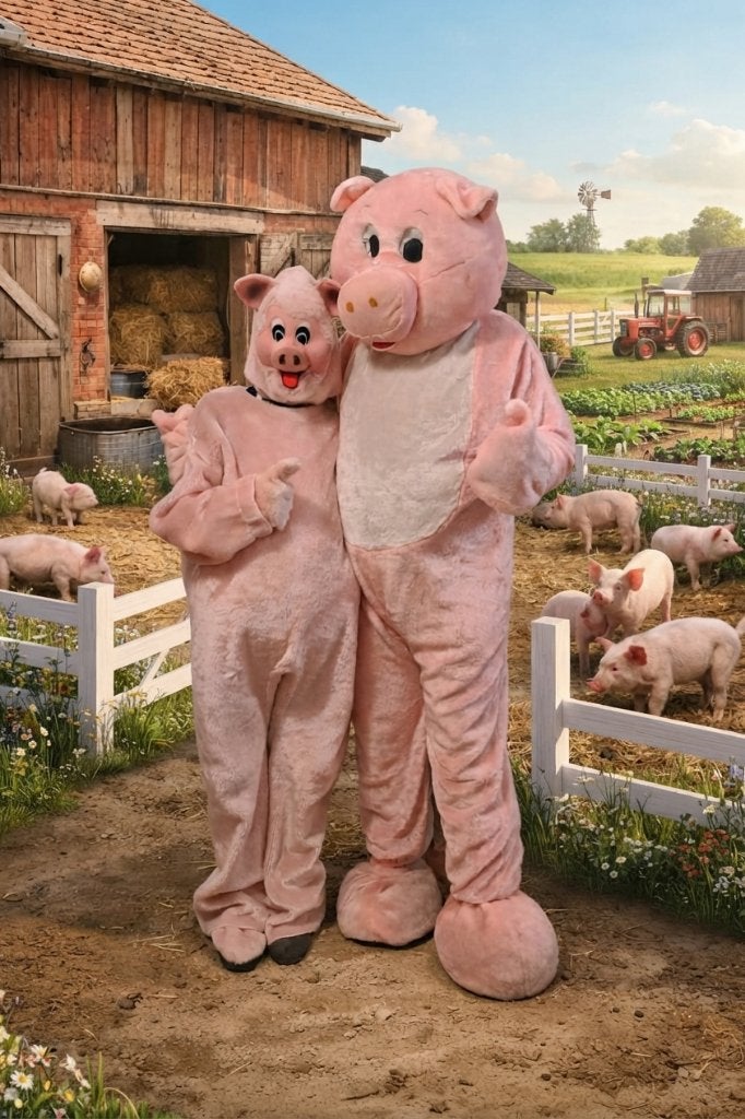 Mascottes Knorretje & Big, Ophalen of Verzenden, Zo goed als nieuw, Verjaardag