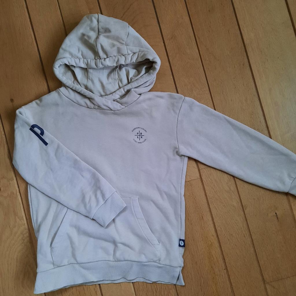 Pomp de Lux hooded sweater beige maat 122/128, Meisje, Trui of Vest, Ophalen of Verzenden, Zo goed als nieuw