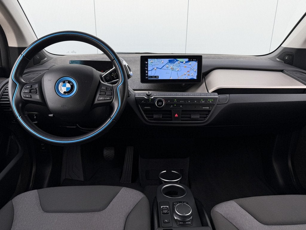 BMW i3 Dark Shadow Edition 120Ah 42 kWh SOH 90,9%/Apple Carp, Auto's, BMW, Automaat, 4 stoelen, Zwart, Grijs