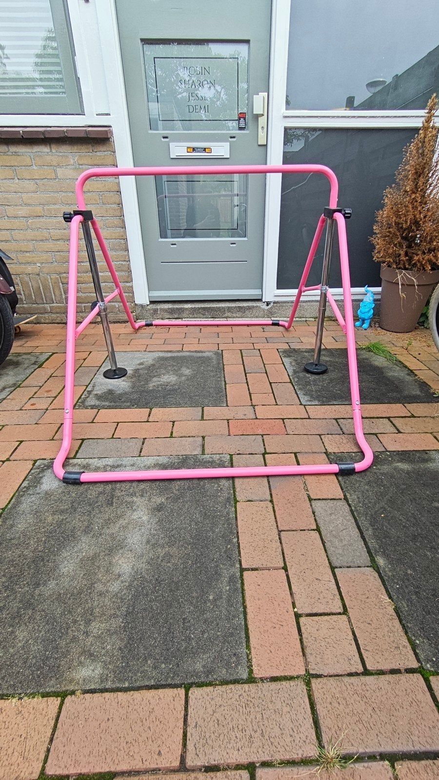 Turnrek roze kinderen t/m 6 jaar - Hoogte 85 tot 130 cm, Sport en Fitness, Turnen, Ophalen, Materiaal, Kindermaat 122 t/m 140