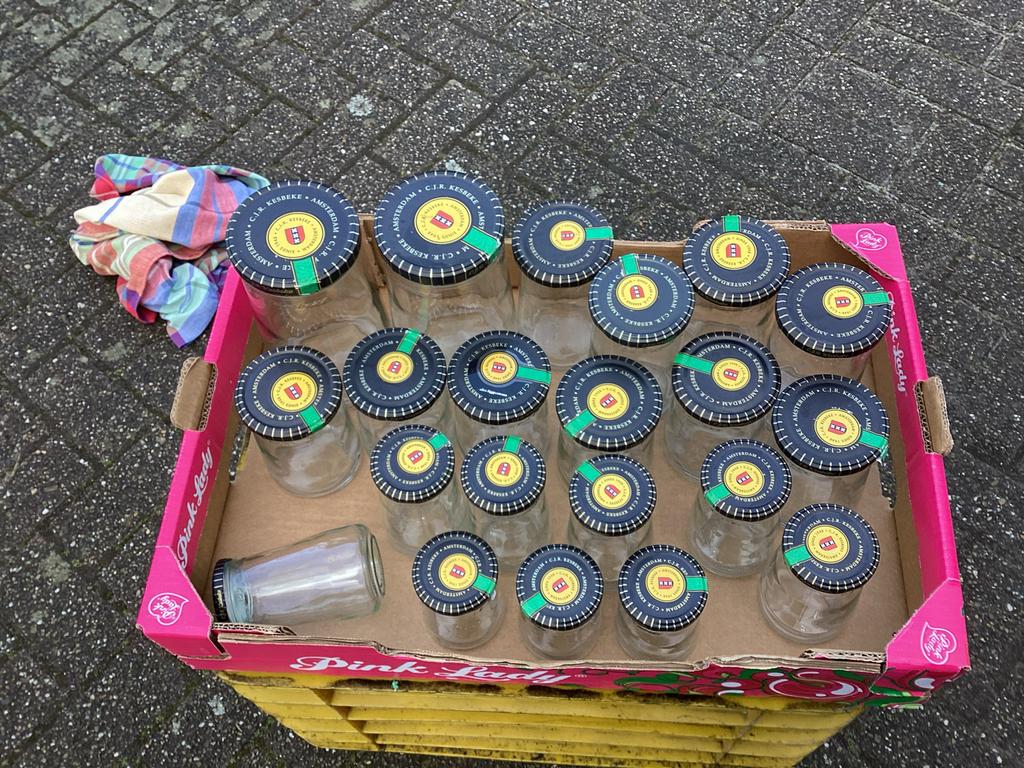 Kesbeke potjes in verschillende maten - ideaal voor bewaren, Ophalen, Voorraadpot, Overige merken, Glas