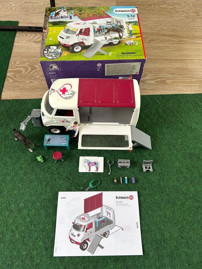 Mobiele dierenarts Schleich 42370, Ophalen, Zo goed als nieuw