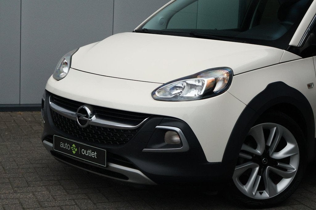 Opel ADAM 1.0 Turbo Rocks / Stoel en Stuur verwarming, Auto's, Opel, Voorwielaandrijving, 1041 kg, 4 stoelen, Wit