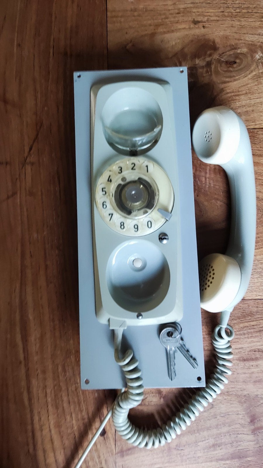 Vintage Ericsson I65 Inbouwtelefoon met Draaischijf, Ophalen of Verzenden