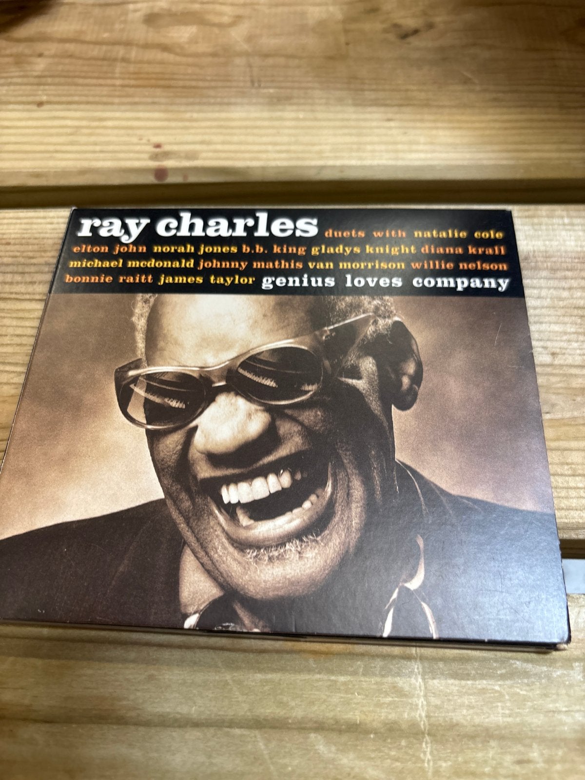 Ray Charles - Genius Loves Company CD (Duettenalbum), Ophalen of Verzenden, Gebruikt, Blues, Album