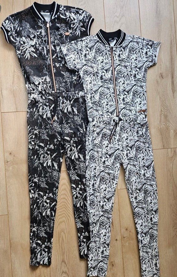 Tweeling Merkkleding Jumpsuit NoBell mt 146 152, Kinderen en Baby's, Ophalen of Verzenden, Zo goed als nieuw, Kleding