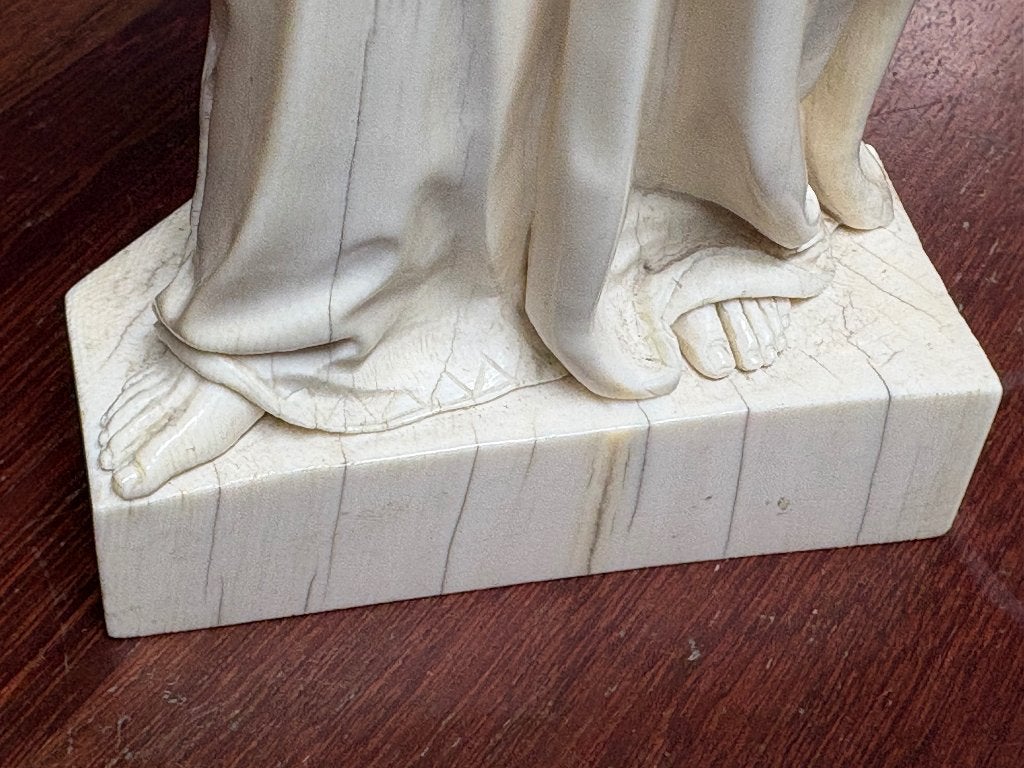 Ivoren figuur – Zegenende Christus 19e eeuw europees stuk, Antiek en Kunst, Kunst | Beelden en Houtsnijwerken, Ophalen of Verzenden