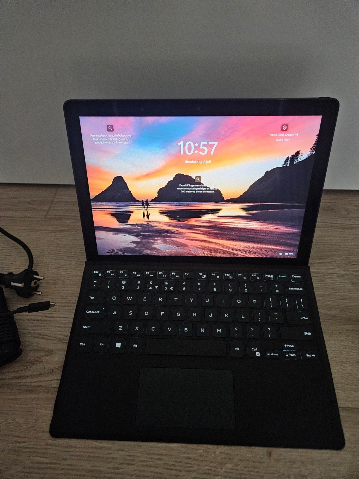 Dell Latitude 5285 - Touchscreen defect onderin, Computers en Software, Windows Laptops, Gebruikt, 12 inch, SSD, 2 tot 3 Ghz, 8 GB