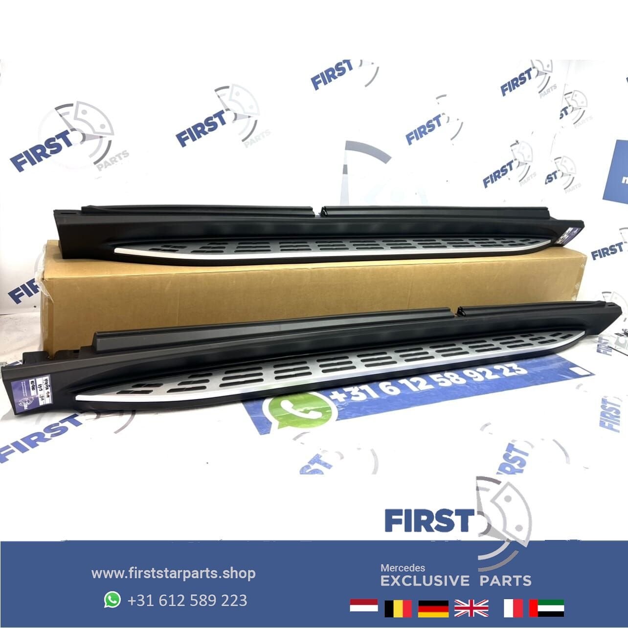 Mercedes GLE W167 V167 Zijskirt Treeplanken Side Steps Set L, Gebruikt, -, Ophalen of Verzenden, Bumper
