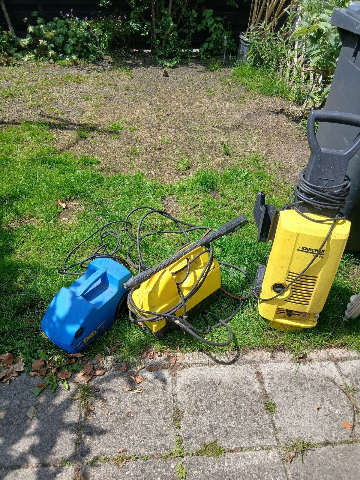 Hogedrukreinigers: Kärcher K3.99, Kärcher KD 480/100, Kinzo, Tuin en Terras, Ophalen, Gebruikt, Elektrisch, Kärcher, Kinzo
