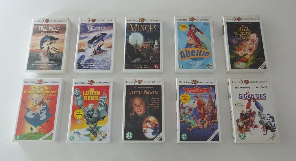 10 Kinderfilms van Warner Bros. Family Entertainment, Alle leeftijden, Ophalen, Zo goed als nieuw
