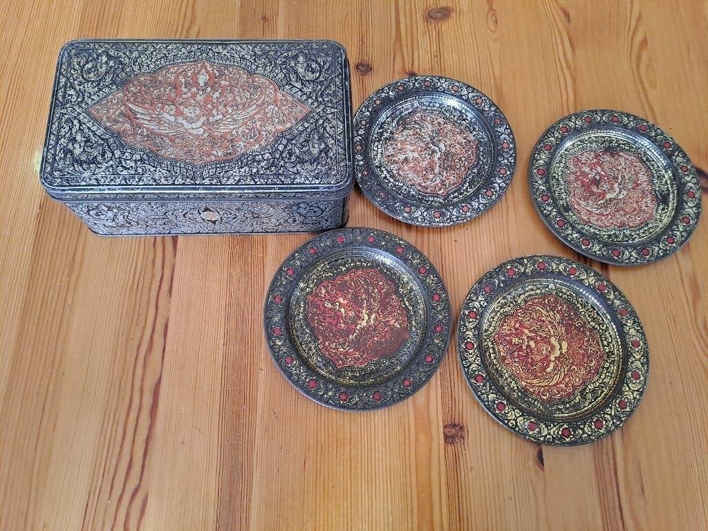 Vintage tabaksblik van Niemeyer Roode Ster, Ophalen of Verzenden