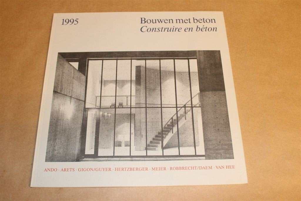 Bouwen met beton - 1995 - o.a. Ando, Ophalen of Verzenden, Zo goed als nieuw, Architecten