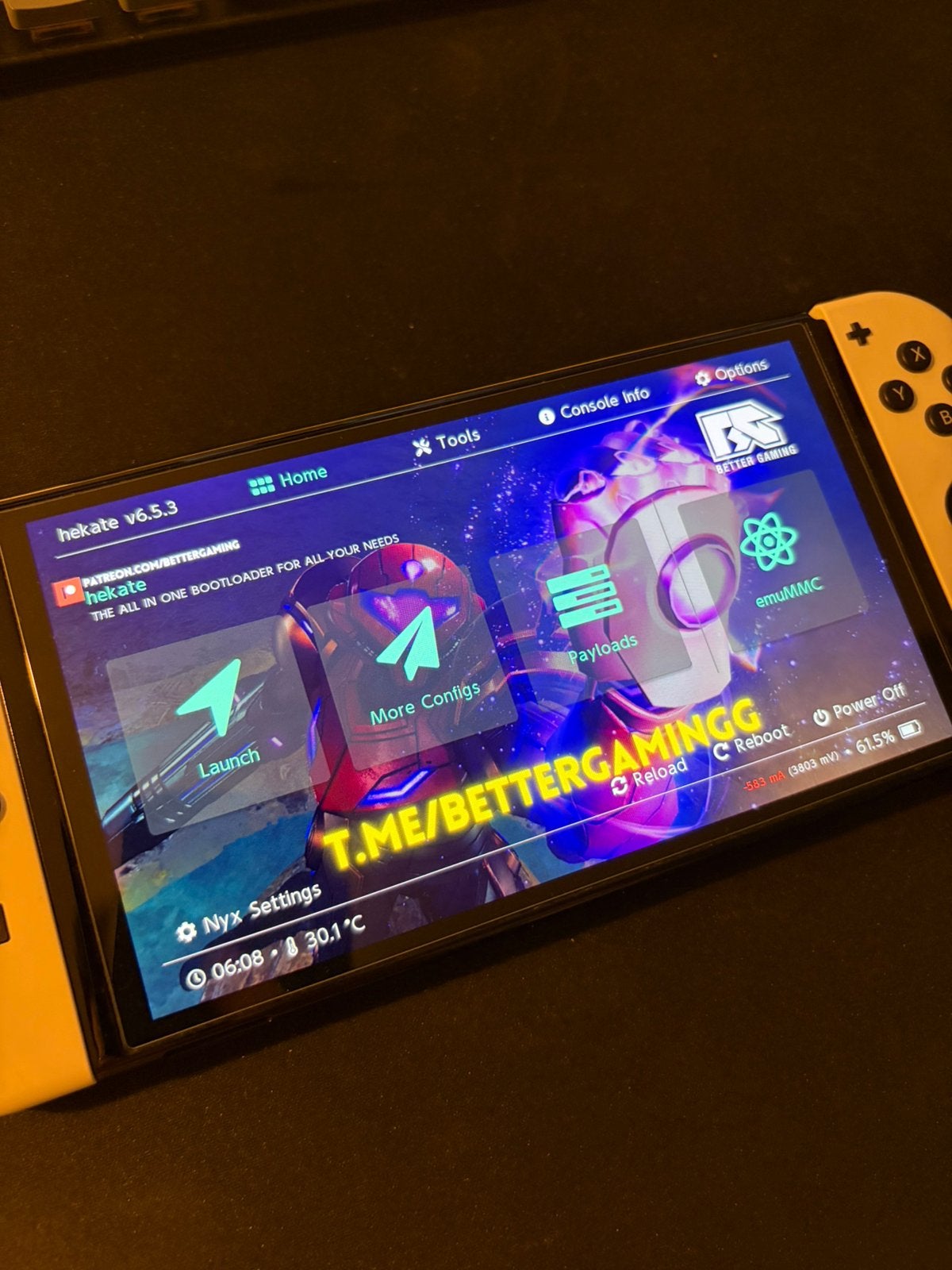 Nintendo Switch OLED – Modded / Modchip, Ophalen of Verzenden, Zo goed als nieuw, Met 1 controller, Switch OLED