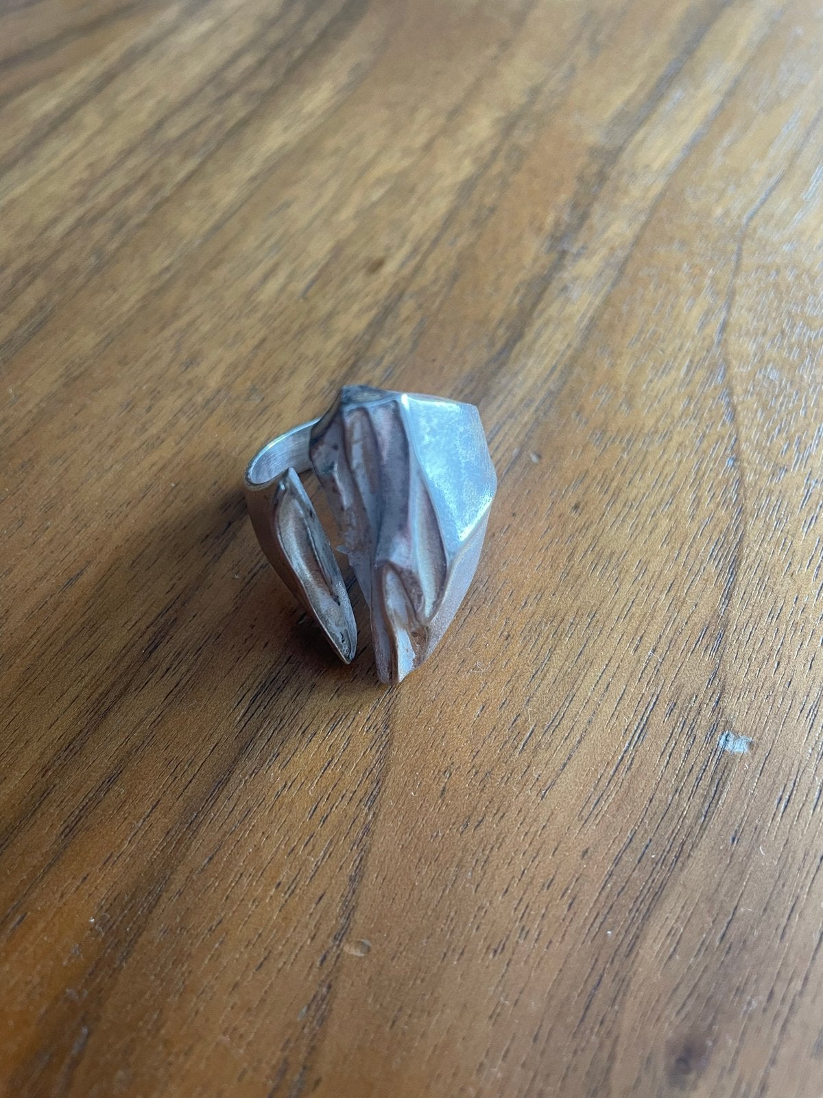 Zilveren ring Björn Weckström Lapponia, organisch design, Gebruikt, 20 of groter, Ophalen of Verzenden, Dame of Heer