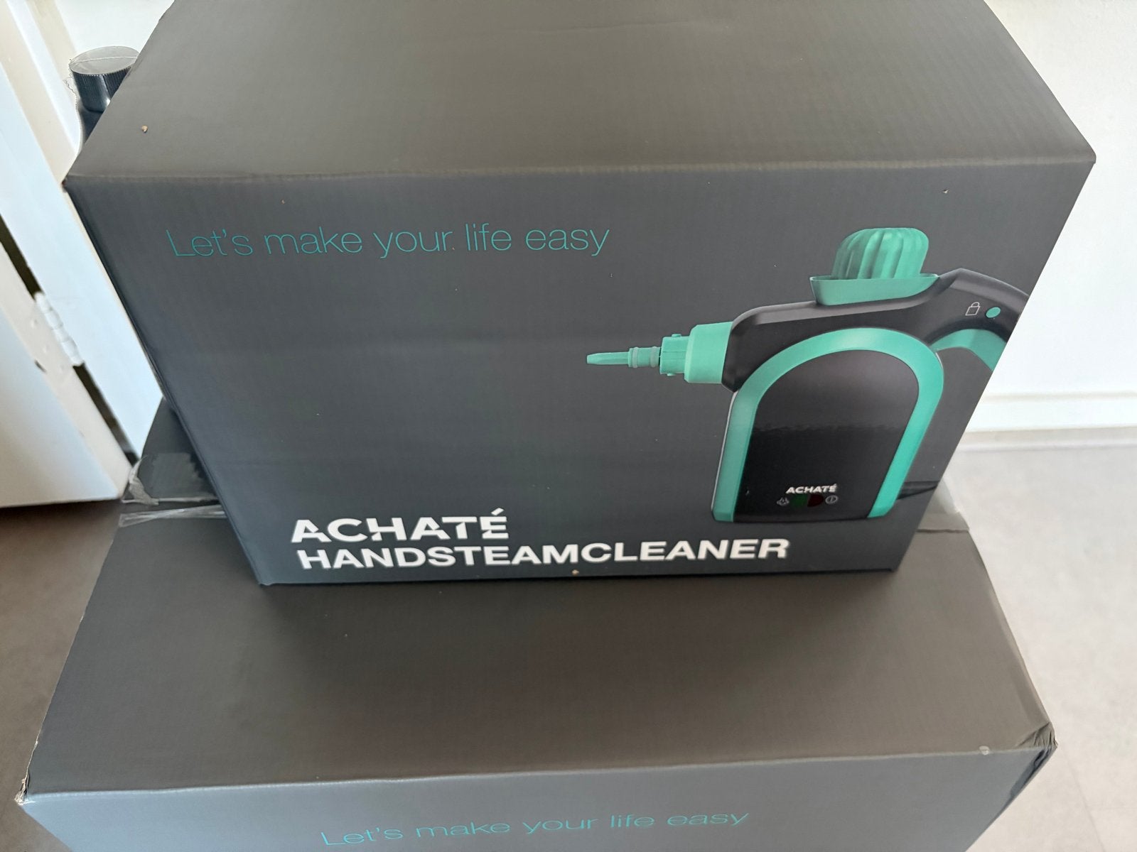 Achaté Handstoomreiniger & Spot Cleaner Pro, Witgoed en Apparatuur, Stofzuigers, Nieuw, Stoomreiniger, Overige merken, Inclusief accessoires