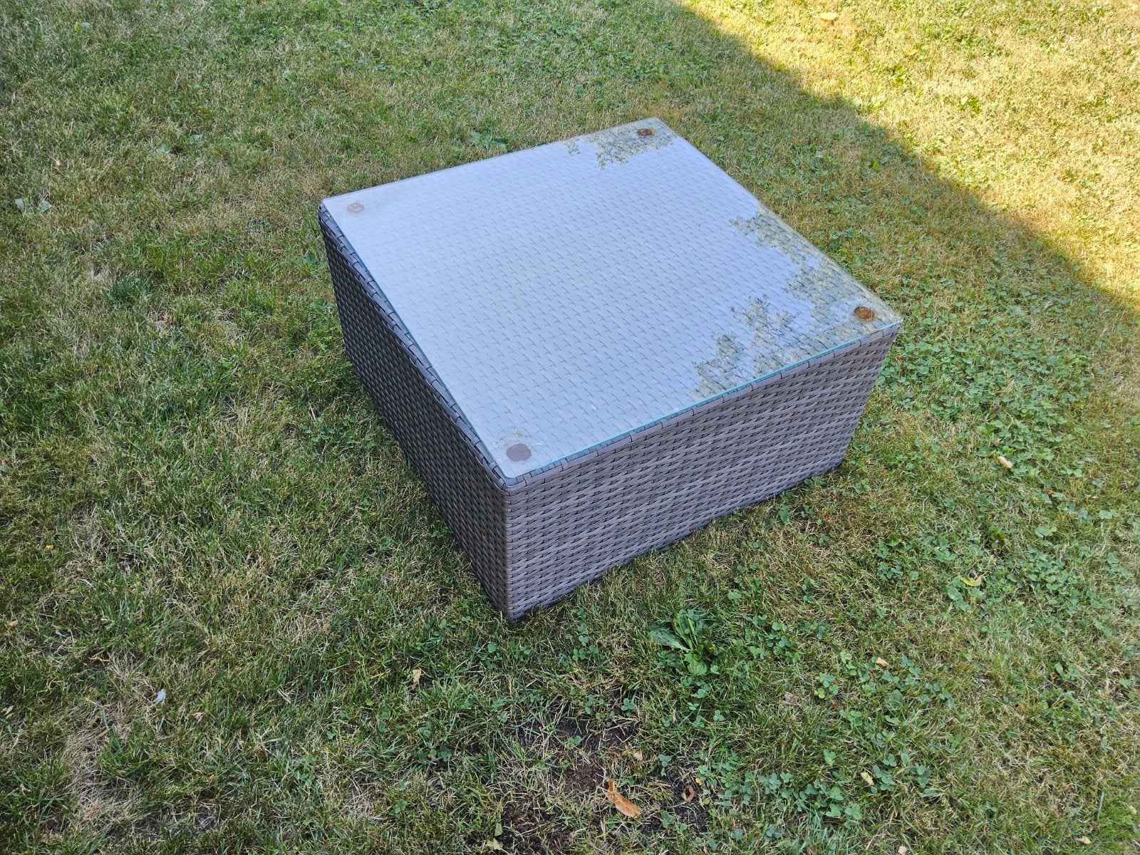 tuintafeltje, Ophalen, Gebruikt, Vierkant, Wicker