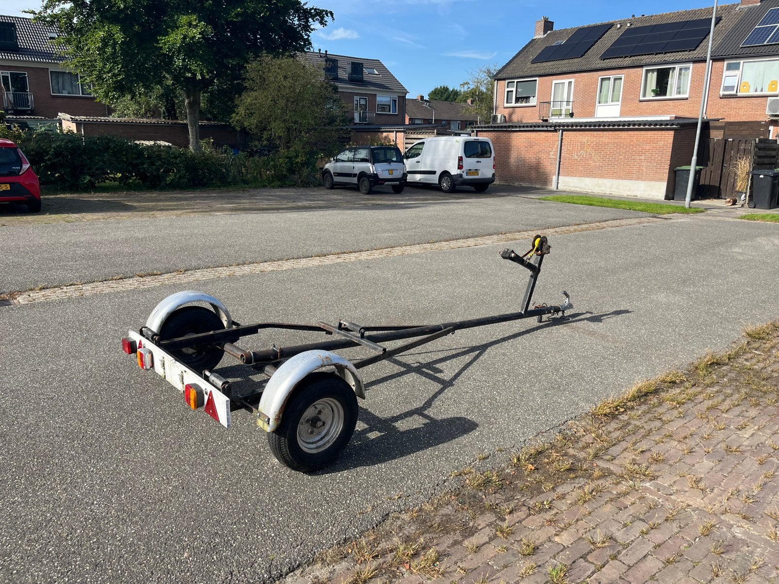 Boottrailer voor boot 4 tot 5 meter, Ophalen, Gebruikt