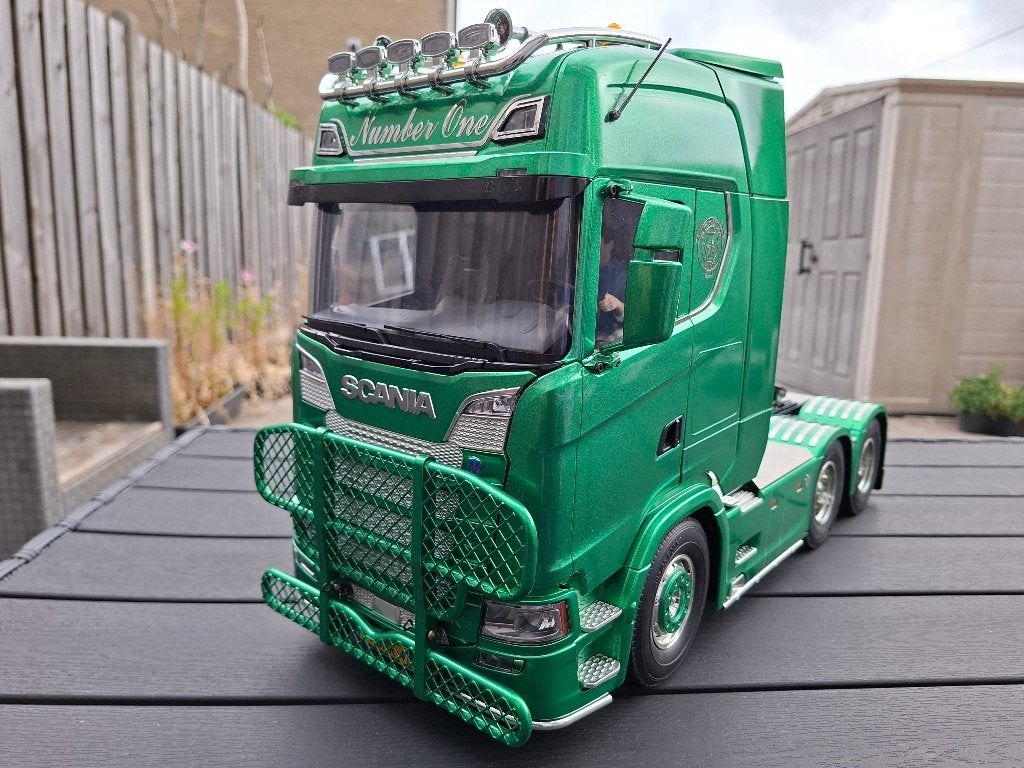 opnieuw in de aanbieding!! Tamiya Scania 770s met veel extra, Hobby en Vrije tijd, Modelbouw | Radiografisch | Auto's, Ophalen