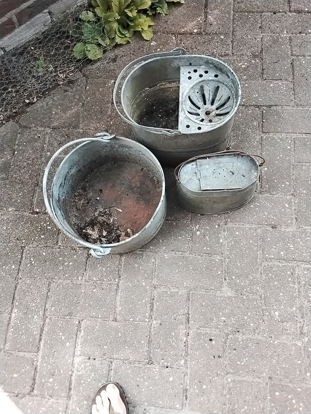 zink, Ophalen, Gebruikt, Minder dan 30 cm, Rond