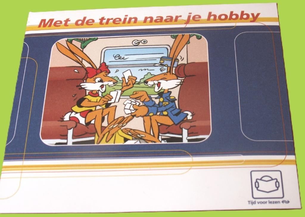 NS mapje en treinkaartje Railrunner neemt je mee 2001, Verzamelen, Spoorwegen en Tramwegen, Ophalen of Verzenden, Nieuw, Trein