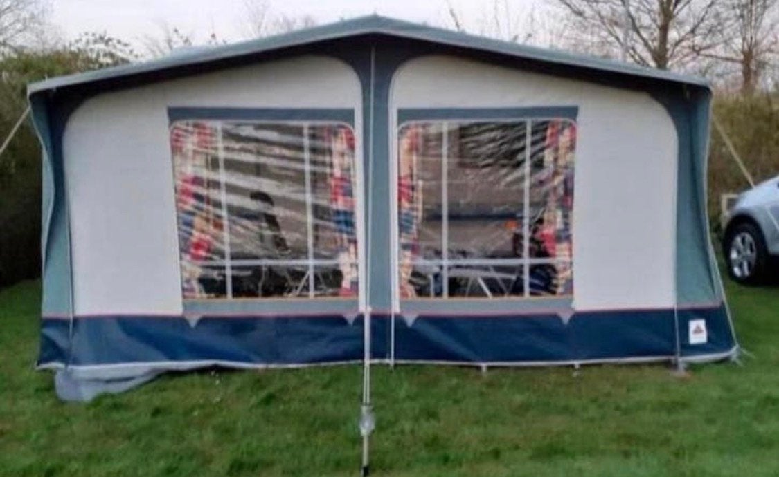 Dorema voortent maat 6 en 240cm diep, Ophalen, Gebruikt, Tot en met 4