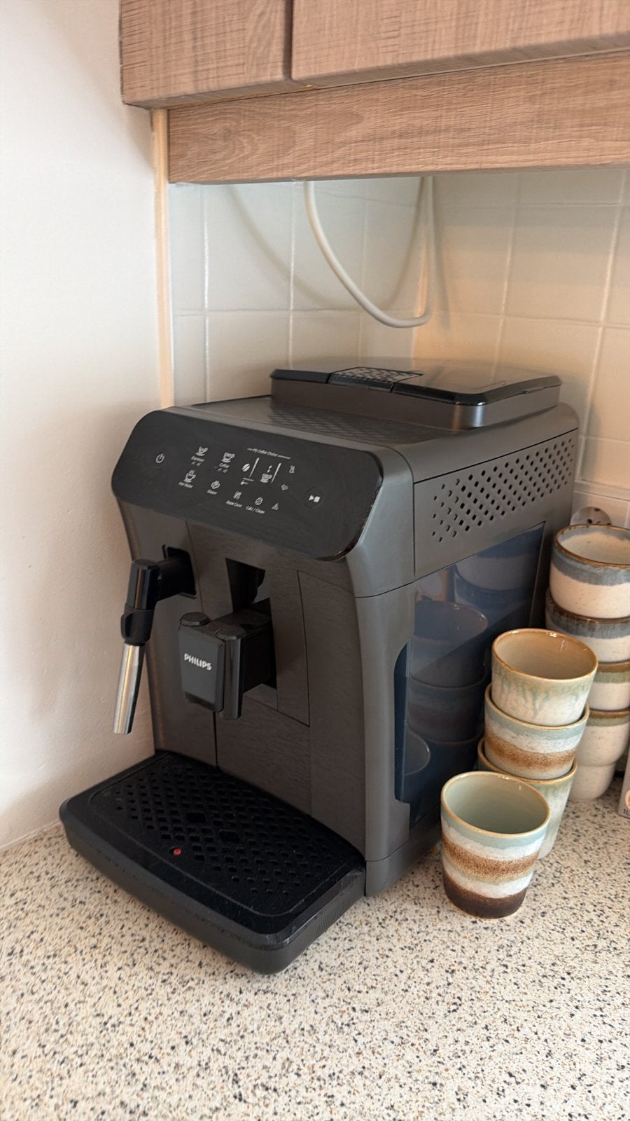 Philips Volautomatische Espressomachine - Zwart, Witgoed en Apparatuur, Koffiezetapparaten, Afneembaar waterreservoir, Espresso apparaat