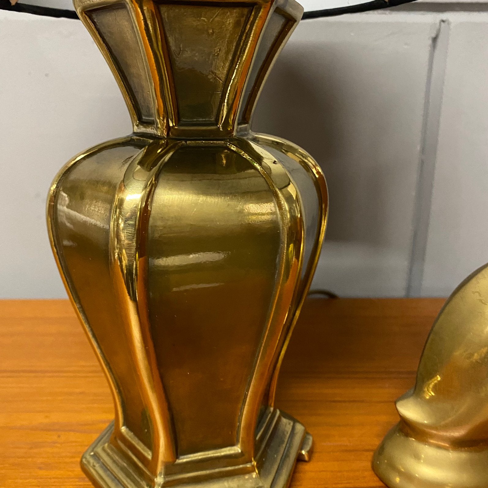 Lampje vintage messing chique jaren, ., Zo goed als nieuw, ., 2de hands