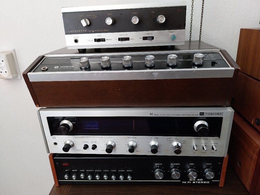 Versterkers tuners receivers jaren 70, Gebruikt, Ophalen, Overige merken, Minder dan 60 watt