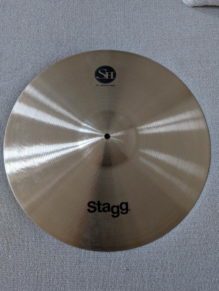 Stagg SH-RM20R 20 inch SH Regular Medium Ride bekken, Ophalen of Verzenden, Zo goed als nieuw, Overige merken
