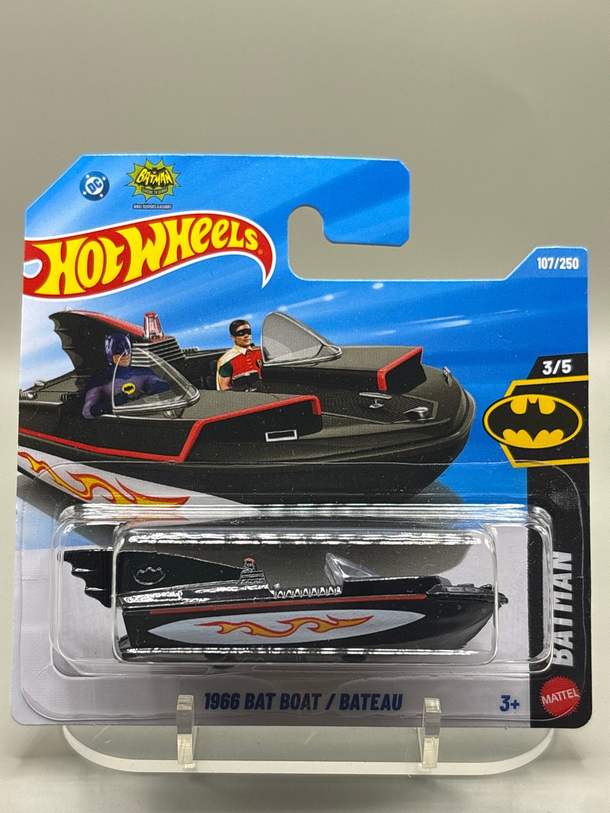 Hot Wheels 2026 1966 Bat Boat Batman DC Comics, Auto, Nieuw, Ophalen of Verzenden, Mattel