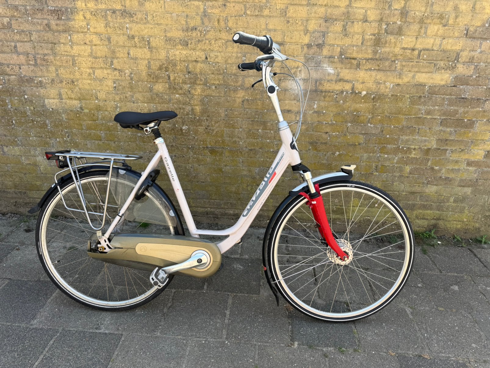 Nette gazelle orange plus 28” 57 cm 7 versnellingen, Fietsen en Brommers, Fietsen | Dames | Damesfietsen, Ophalen, Versnellingen