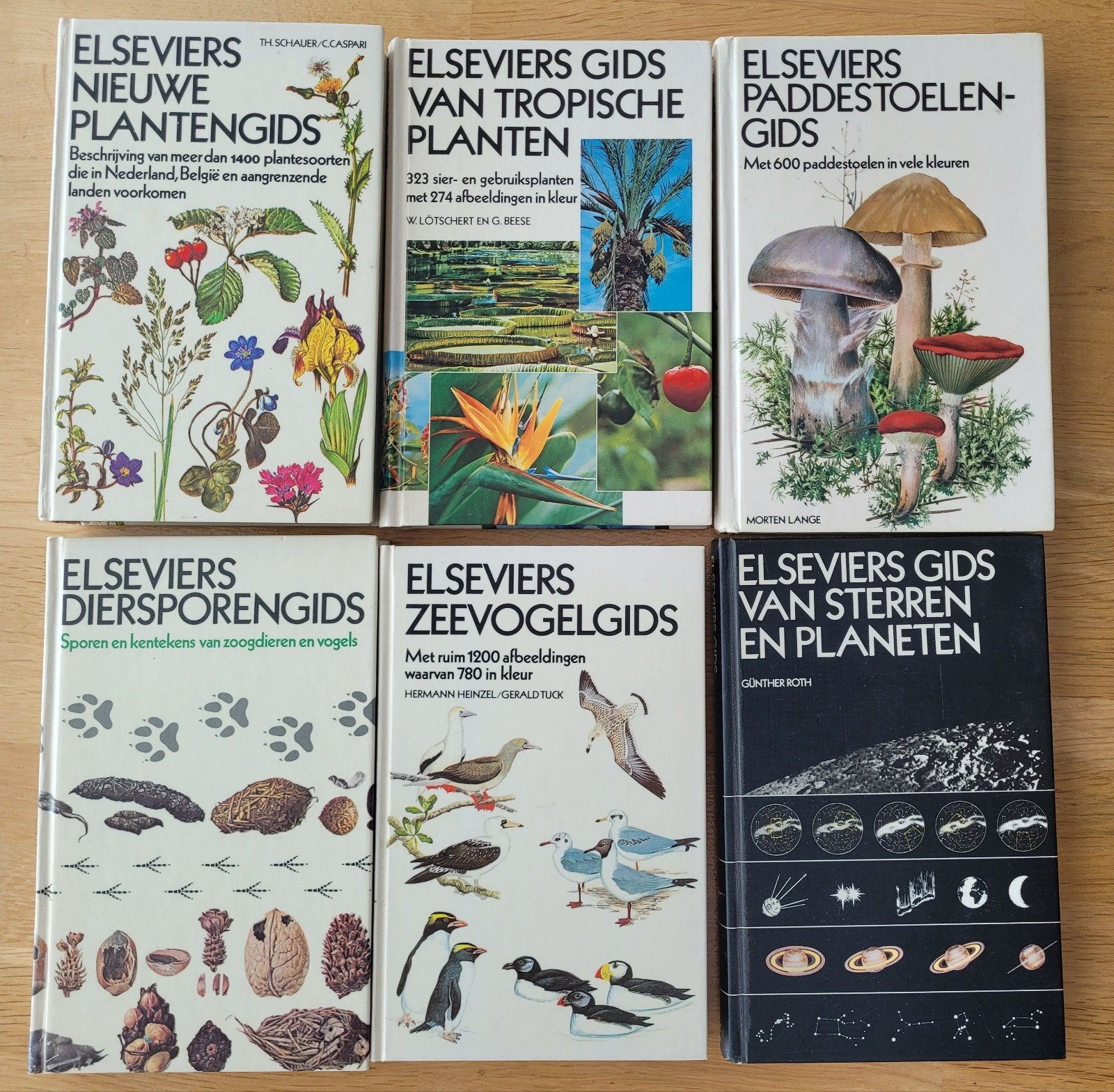 6 rijk geïllustreerde Elsevier natuurgidsen, Boeken, Ophalen of Verzenden, Gelezen, Natuur algemeen