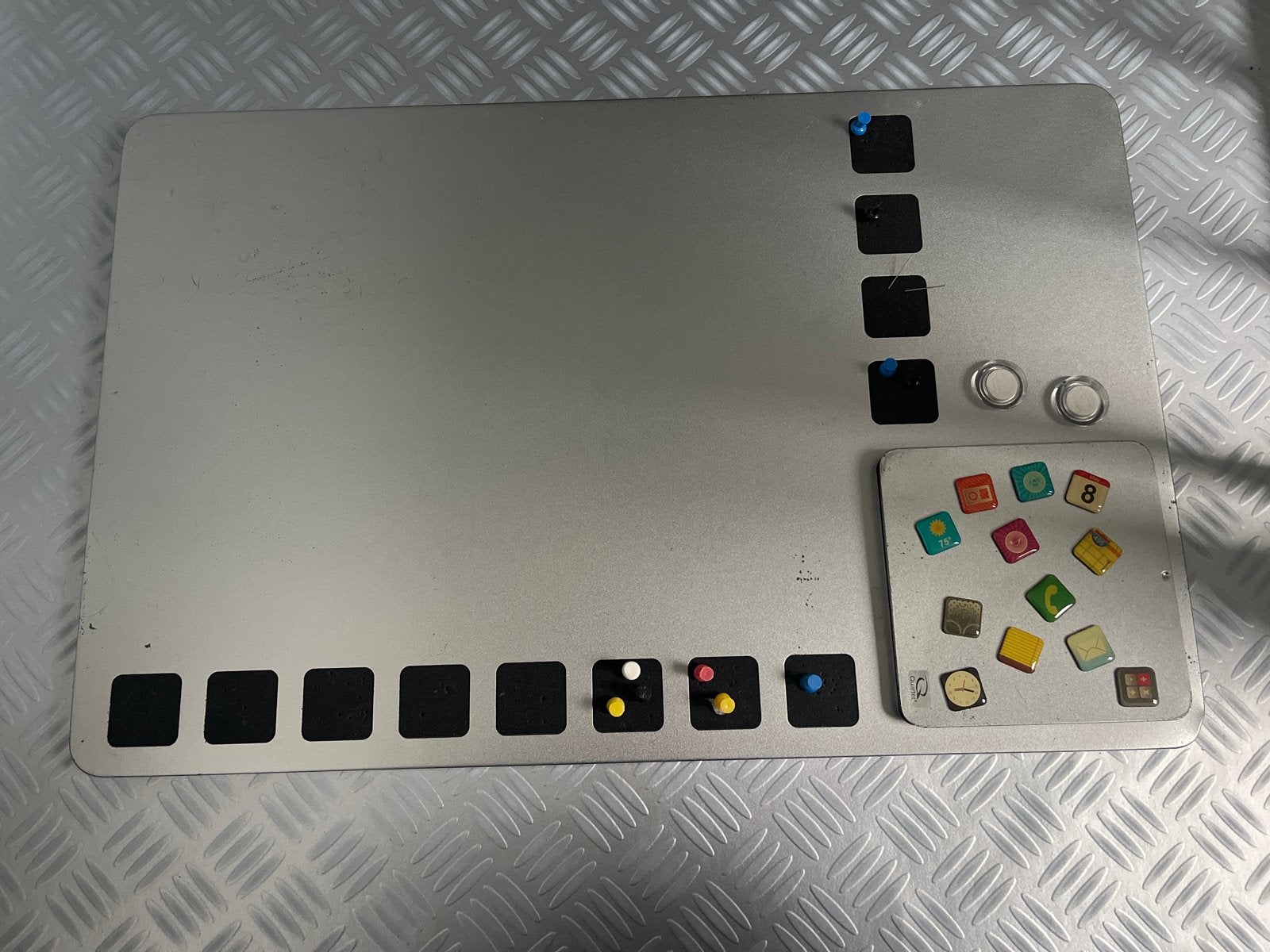 Whiteboard en prikbord in een!, Ophalen of Verzenden, Gebruikt, Magneetbord