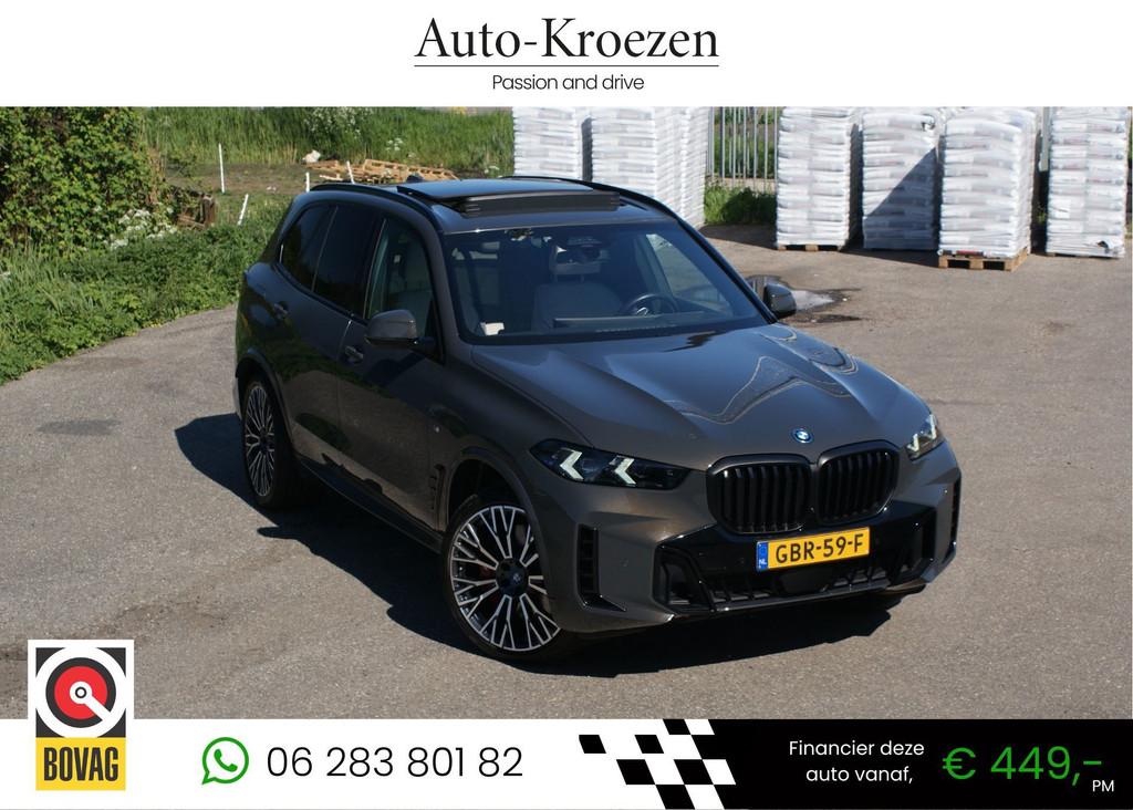 BMW X5 XDrive50e | M Pakket | Pano | Org NL | Trekhaak | Luc, Gebruikt, 2395 kg, Bedrijf, Vierwielaandrijving