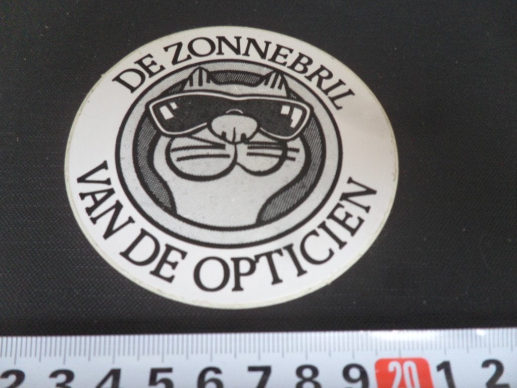 sticker De Zonnebril van de Opticien, Verzamelen, Ophalen of Verzenden, Zo goed als nieuw