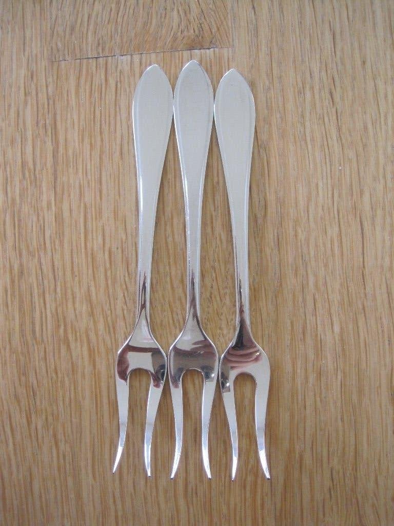 Gero Zilmeta vleesvorkjes 718 puntfilet 14,5 cm 3 stuks, Antiek en Kunst, Ophalen of Verzenden