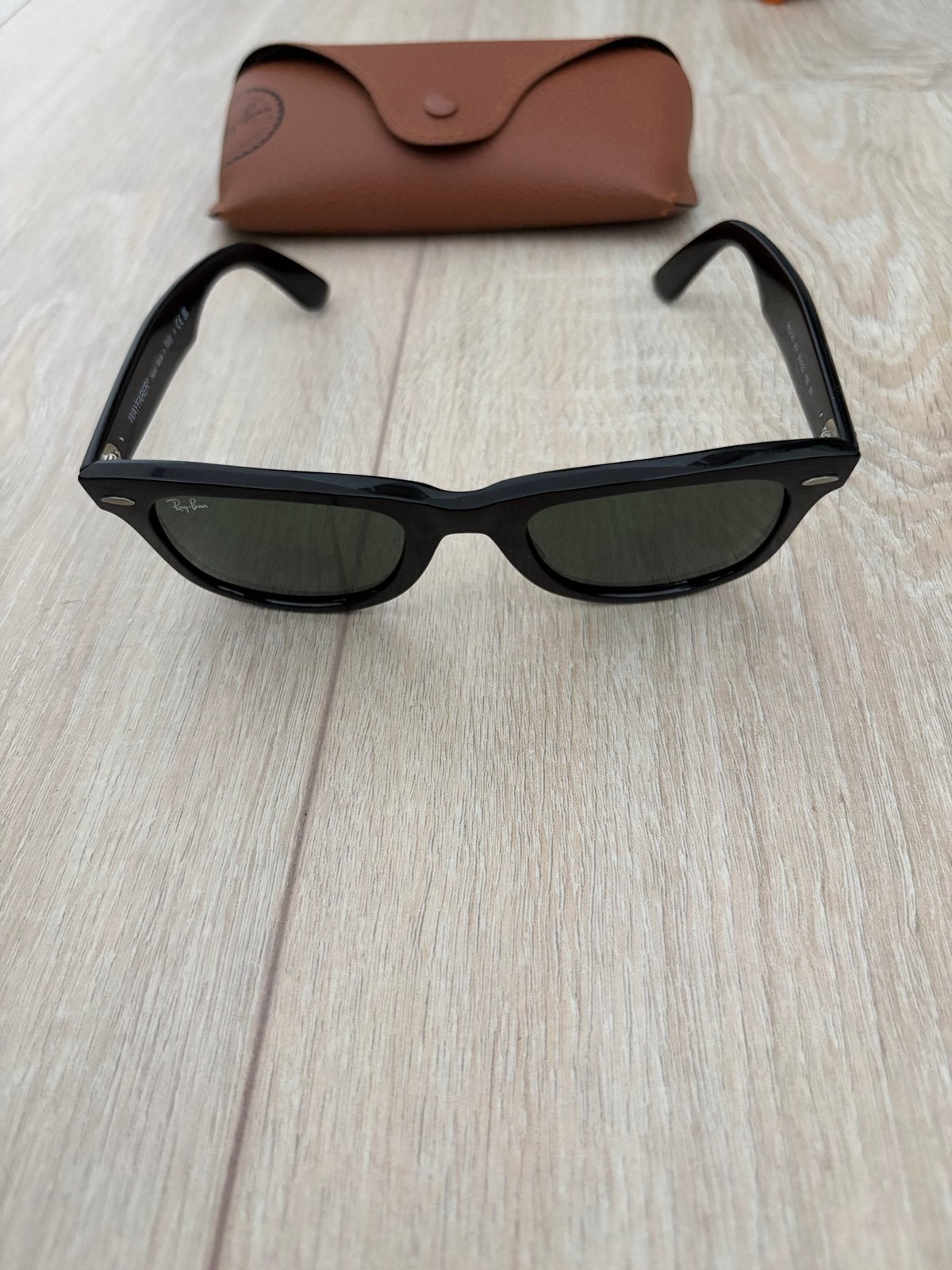 Ray-Ban Original Wayfarer Zonnebril - Zwart, Zonnebril, Zwart, Ophalen of Verzenden, Zo goed als nieuw
