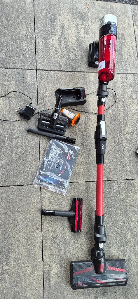 Rowenta X-Force Flex 9.60 steelstofzuiger, Zo goed als nieuw, Minder dan 1200 watt, Reservoir, Steelstofzuiger