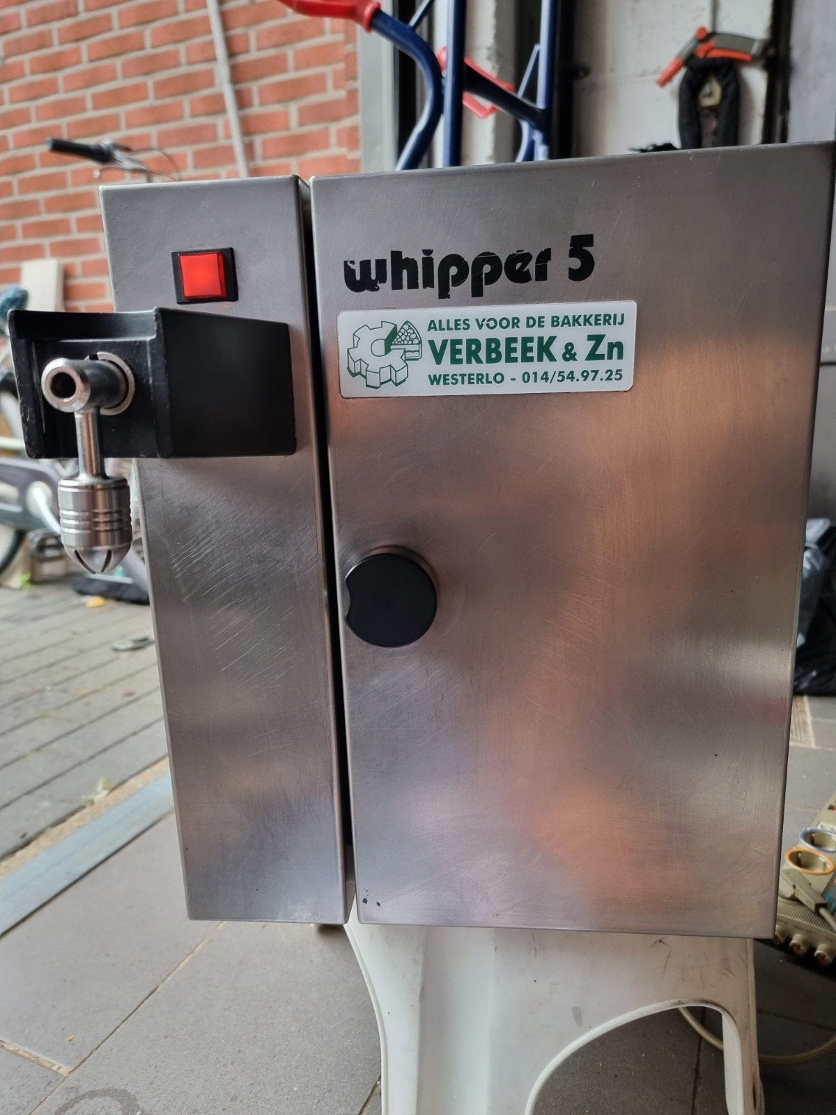 Ijsmachine WHIPPER 5, Ophalen