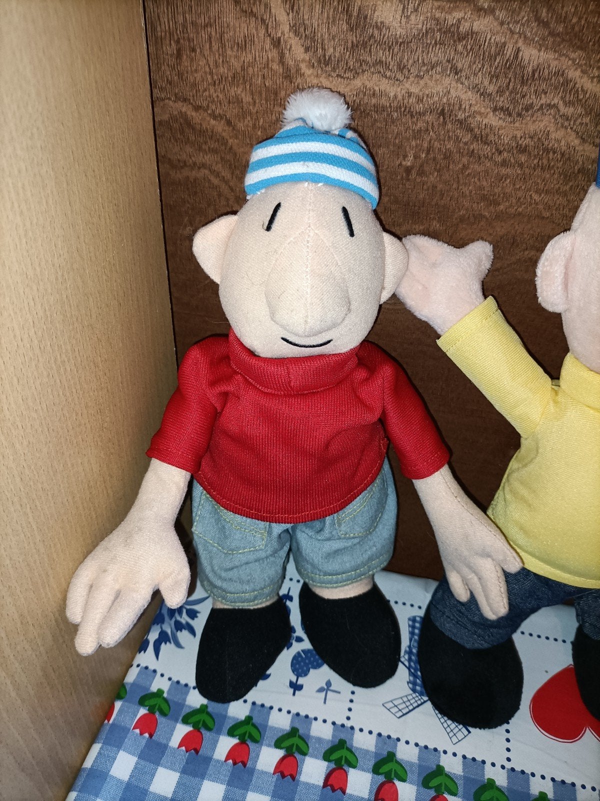 Buurman en Buurman knuffels 32 cm voor in de bus vrachtwagen, Ophalen of Verzenden, Zo goed als nieuw, Overige typen
